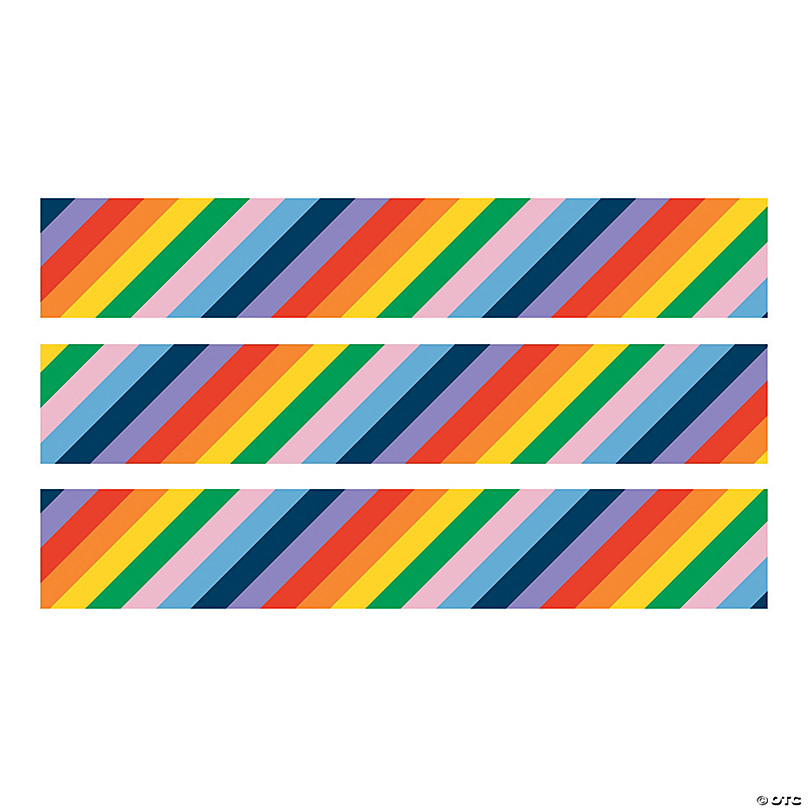 4pcs Rainbow Stripe Color Pencil, Basics Easy To Write Colored