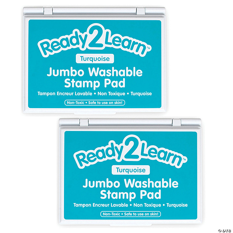 Ready 2 Learn Jumbo Washable Stamp Pad Black Pack Of 6 - Office Depot