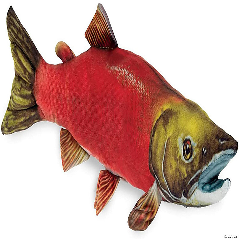  Real Planet Fishing Stuffed Animal - Sockeye Salmon