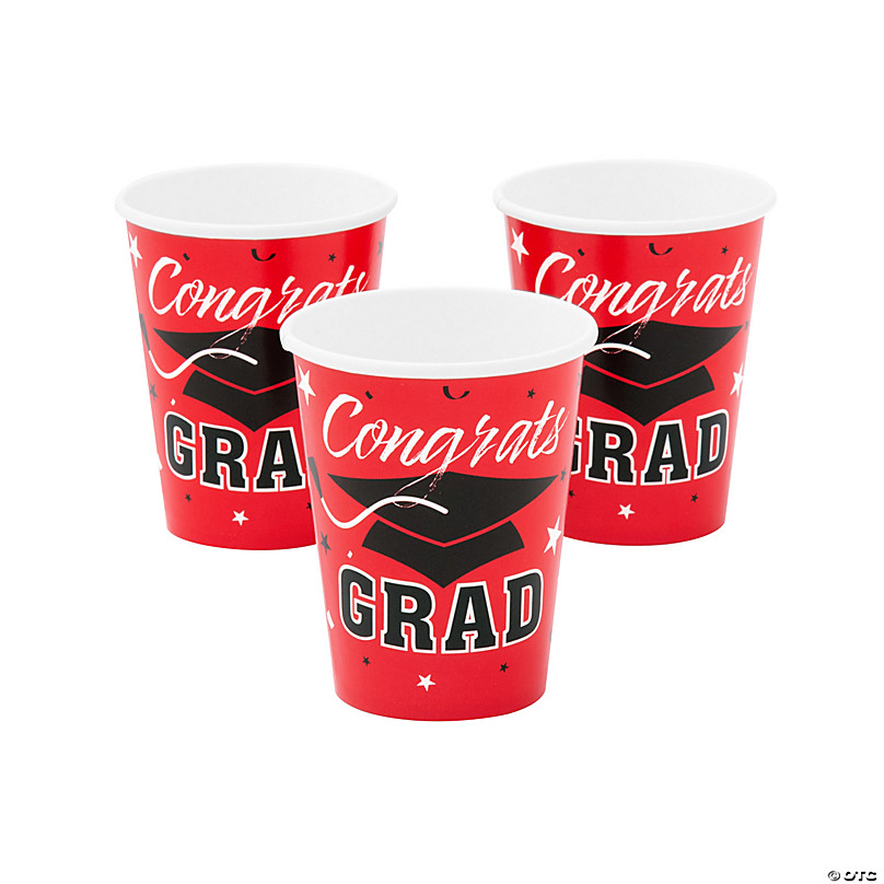 Graduation Disposable Cups 12oz Plastic Grad Cups Disposable Drinkware for  Class of 2024 Congrats Gr…See more Graduation Disposable Cups 12oz Plastic