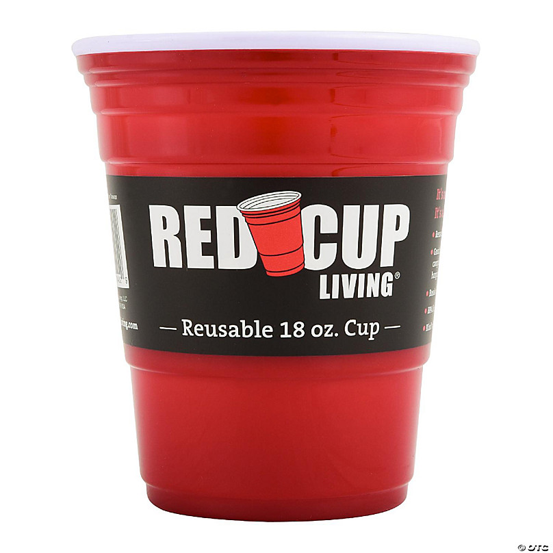 Red Cup Living 18 oz Cup, Reusable Plastic Cup