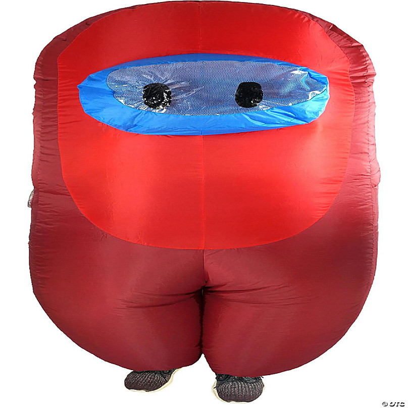 Amongst Us Red Imposter Sus Crewmate Inflatable Child Costume