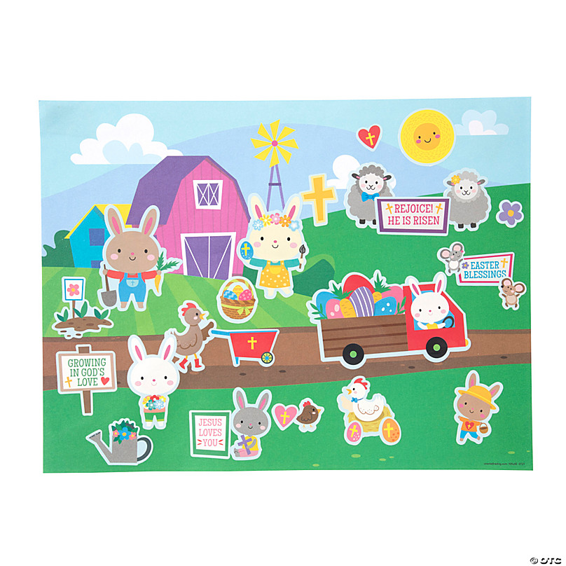 Winter Sticker Scenes - 12 Pc.