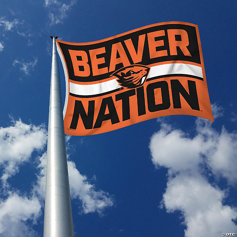 Oregon State University Flag Osu Beavers Flags Banners 100% Polyester Indoor Outdoor 3x5 (Style 3)