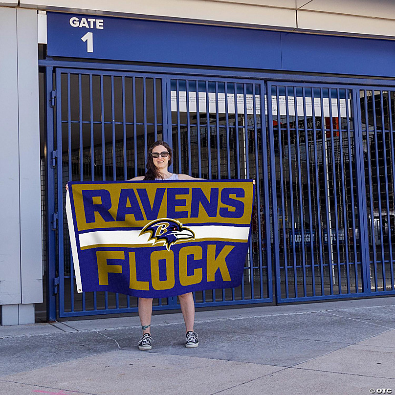 Rico Baltimore Ravens Car Flag