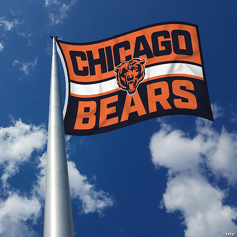 Chicago Bears Helmet 3'X5' Premium NFL Flag 