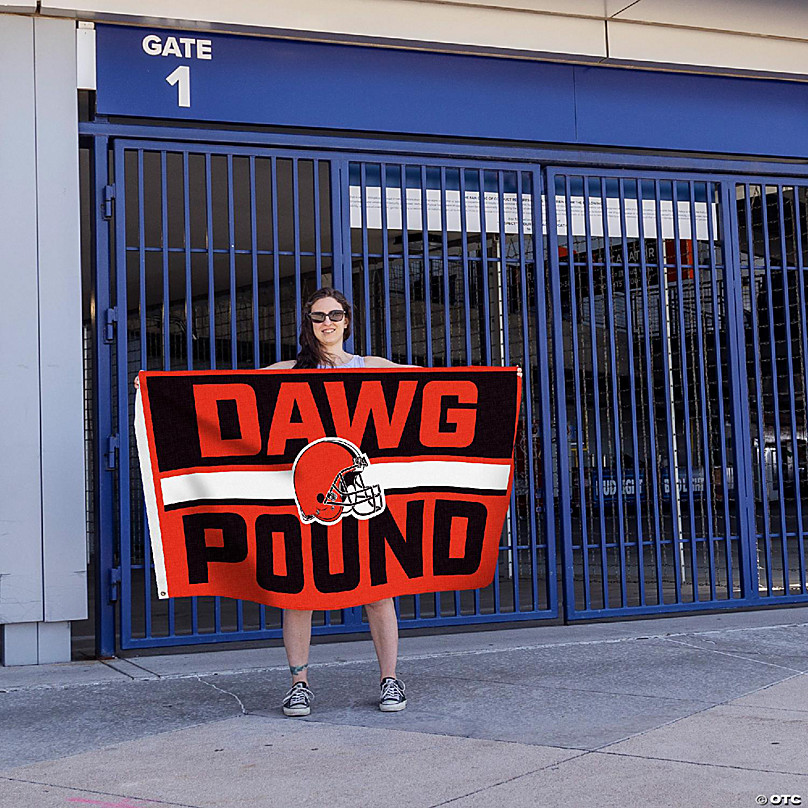 : Cleveland Browns Dawg Pound Flag : Sports & Outdoors