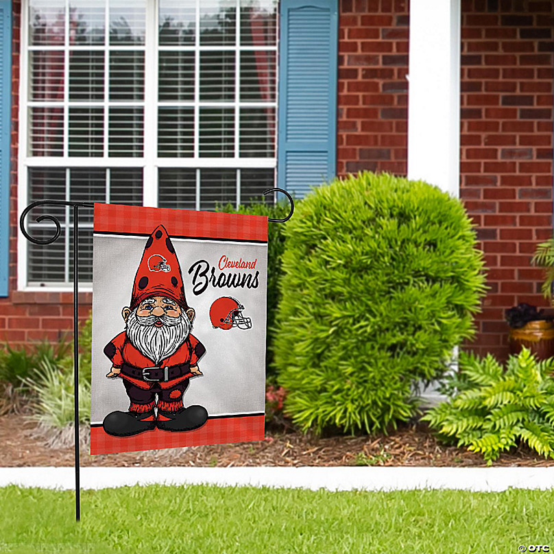 Official Cleveland Browns Lawn Gear, Browns Garden Gnomes, Flags, Browns  Yard Decorations