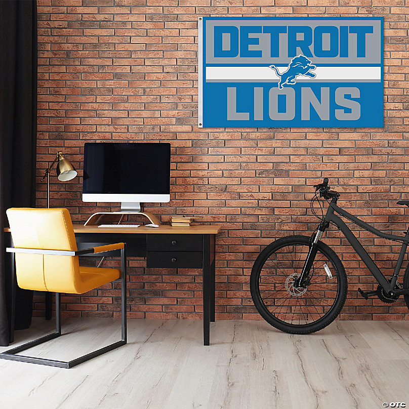 : Detroit Lions New Logo Flag : Sports & Outdoors