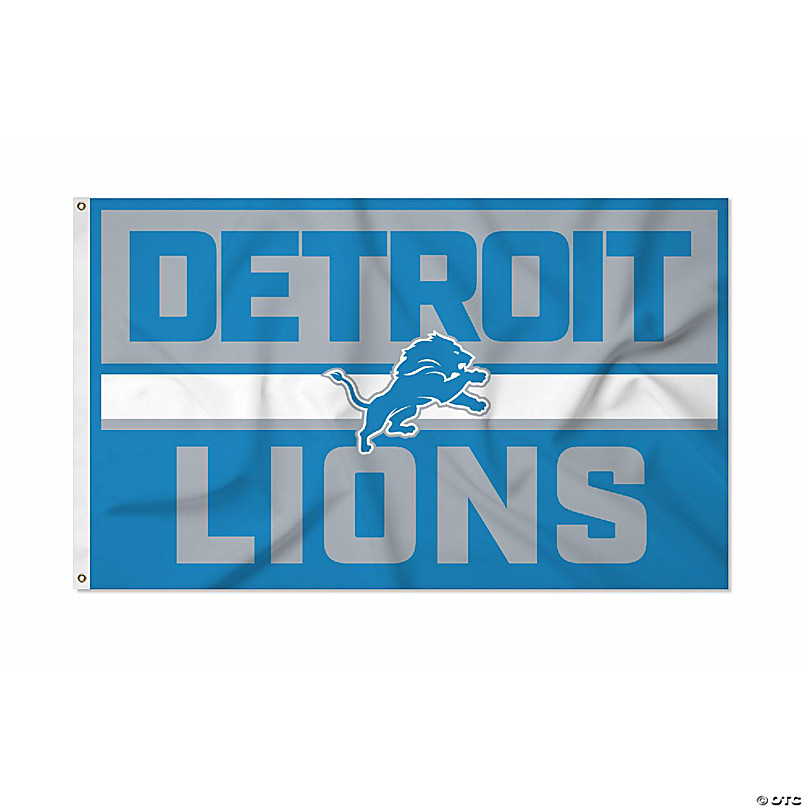 Detroit Lions NFL House Flag 