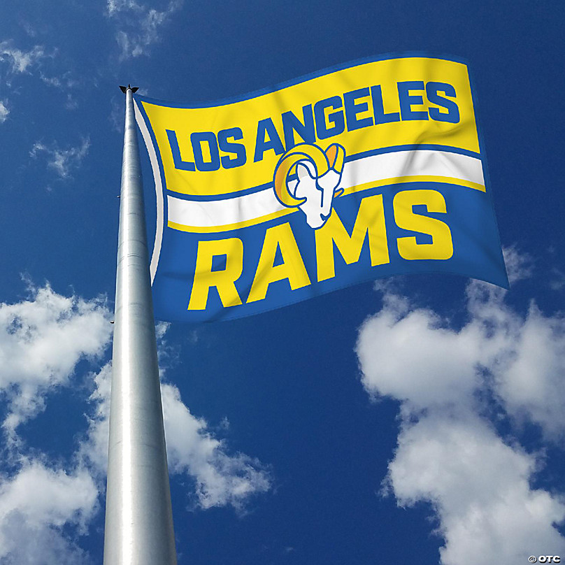 Rico Industries NFL Football Los Angeles Rams Bold 3' x 5' Banner Flag  Single Sided - Indoor or Outdoor - Home Décor