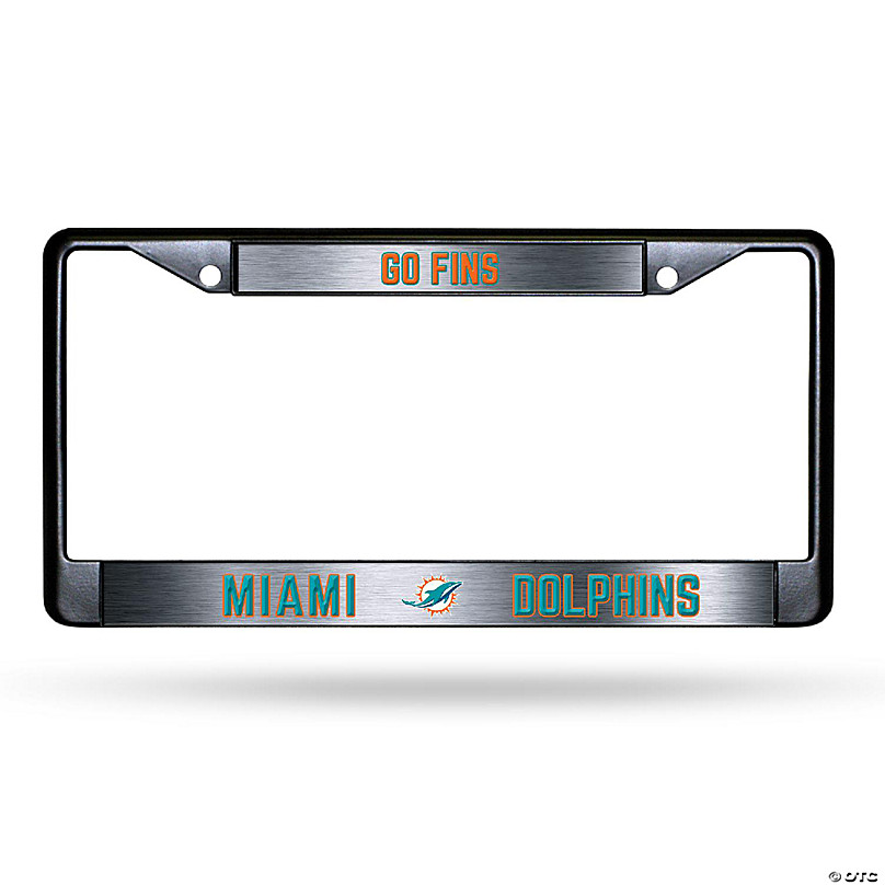 Miami Dolphins Chrome Auto Emblem