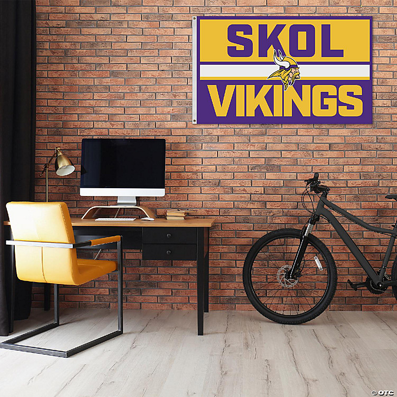 Minnesota Vikings Flag 3x5 SKOL Vikings NFL