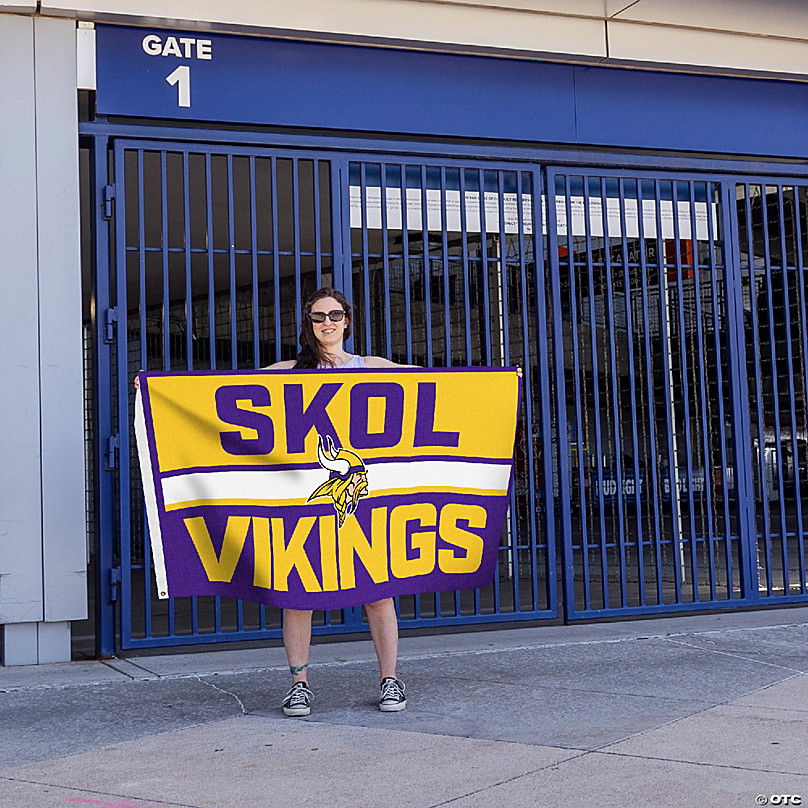 3x5 Foot Minnesota Vikings SKOL Flag