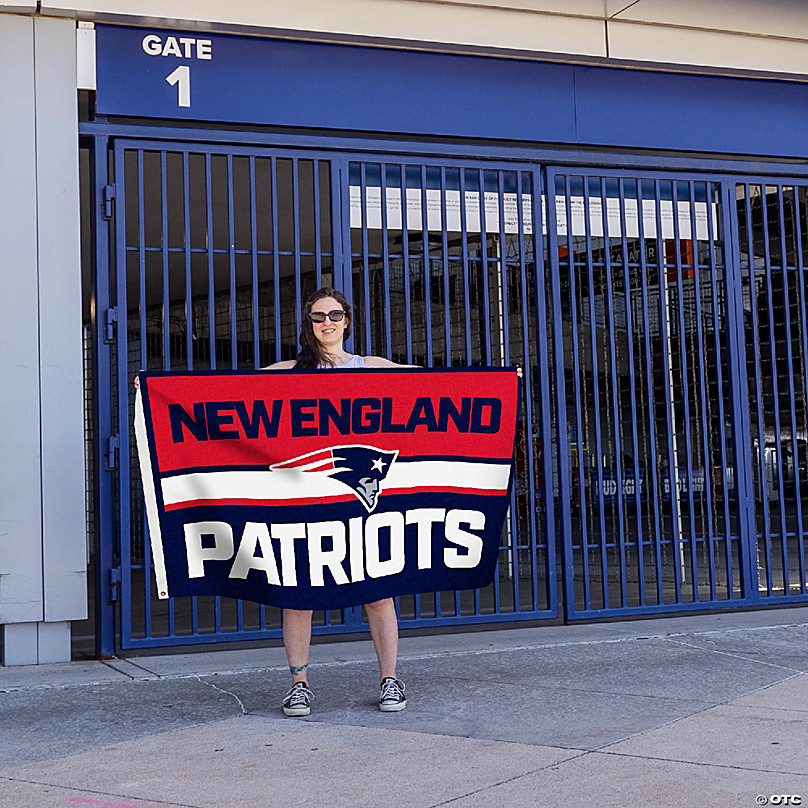 : Rico Industries NFL New England Patriots Personalized - Custom  3' x 5' Banner Flag - Made in The USA - Indoor or Outdoor Décor : Patio,  Lawn & Garden