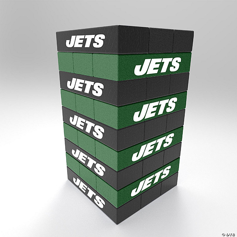 Rico Industries NFL Football New York Jets Mini Jumbling Tower