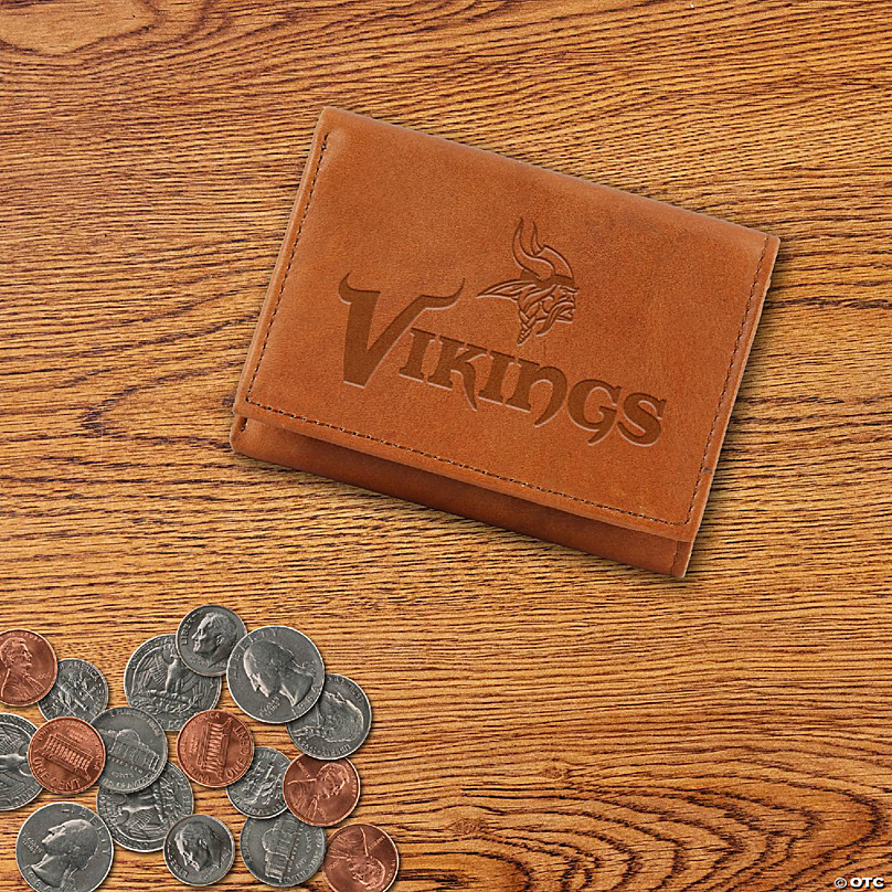 Minnesota Vikings Leather Tri-Fold Wallet