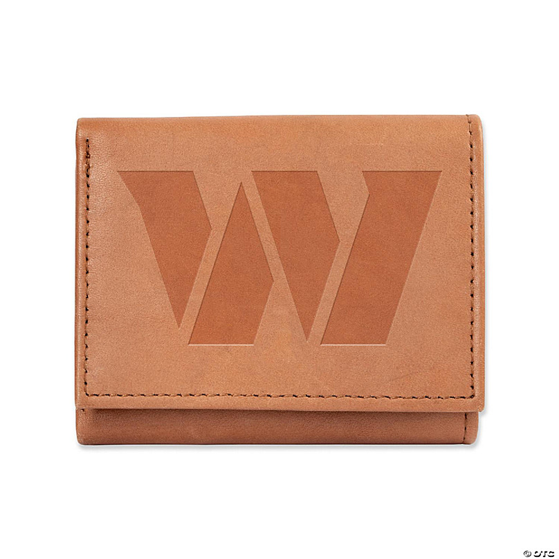 Brown Washington Commanders Bifold Leather Wallet