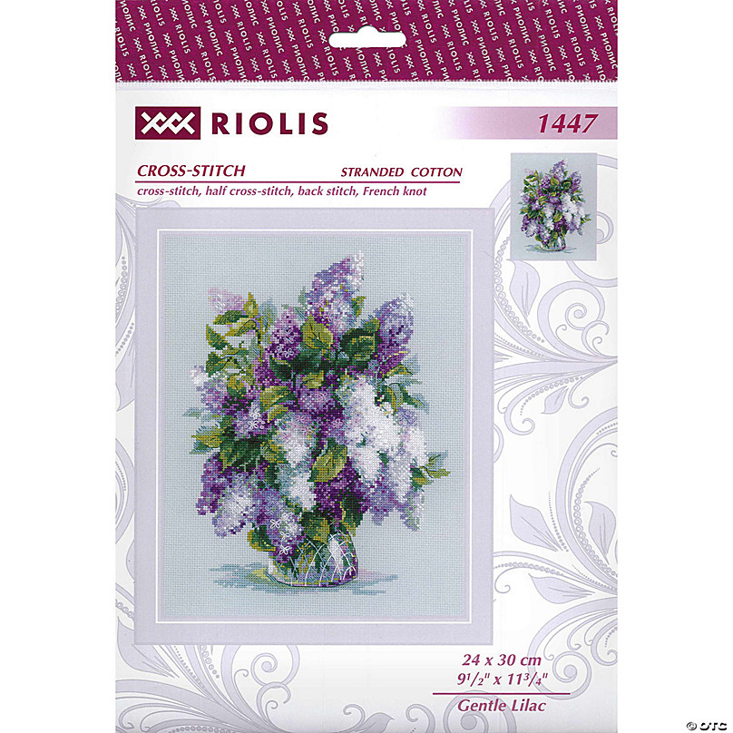 Riolis Cross Stitch Kit Gentle Lilac