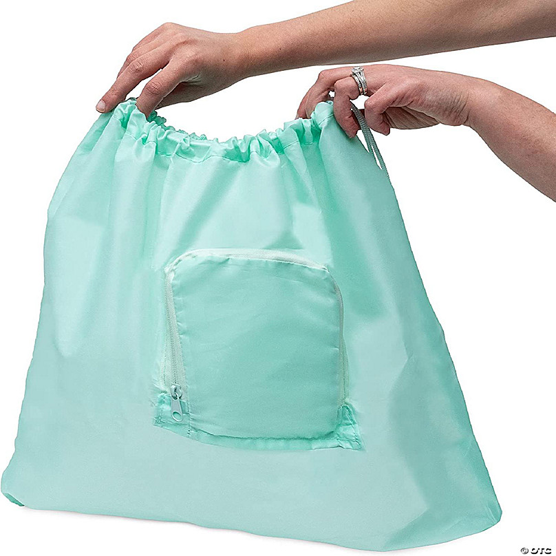 Rolling Nomad- Reusable Travel Laundry Bag Drawstring Pouch22x22