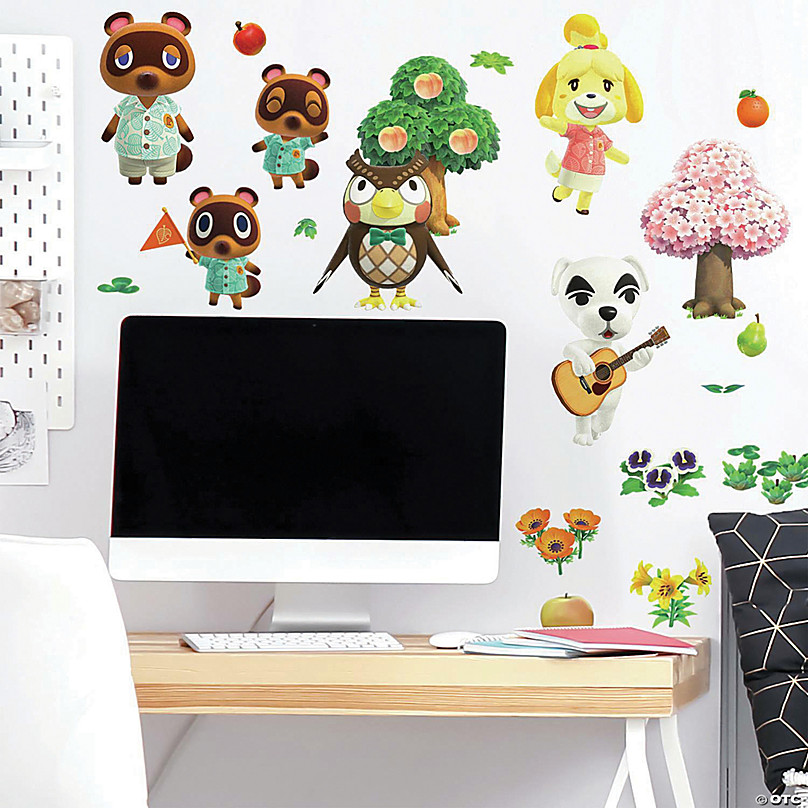 Isabelle Light Switch 2pc Animal Crossing Wall Art Vinyl Stickers Bedroom Decals 