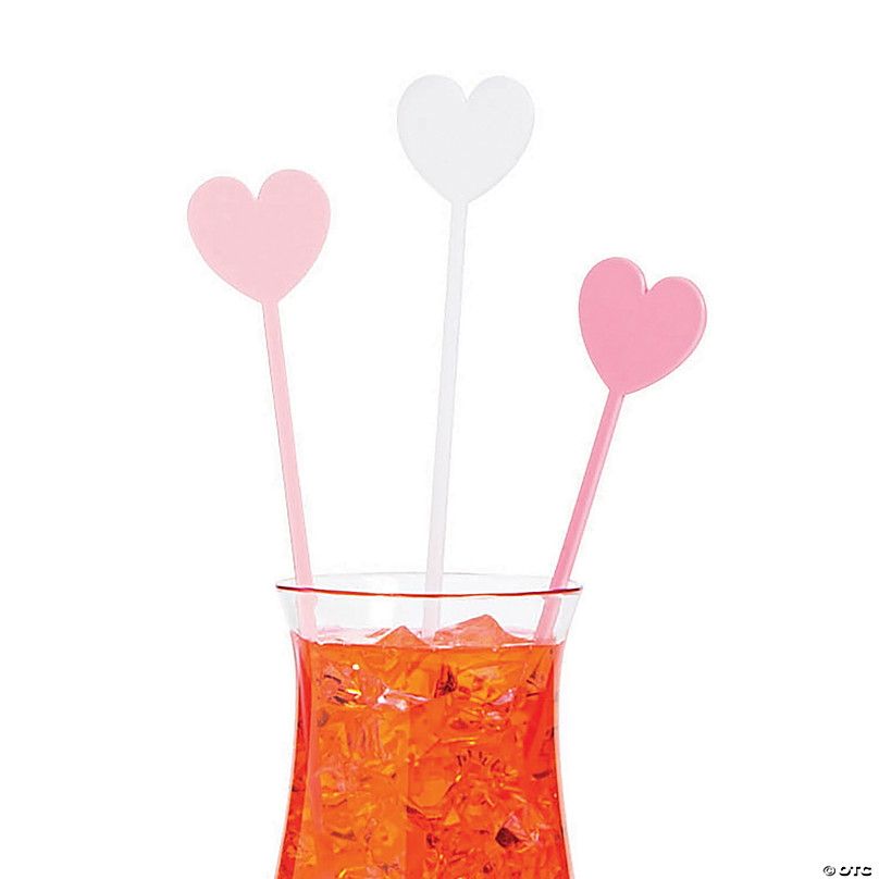 Valentine's Day Heart BPA-Free Plastic Silly Straws - 12 Pc. | Oriental  Trading