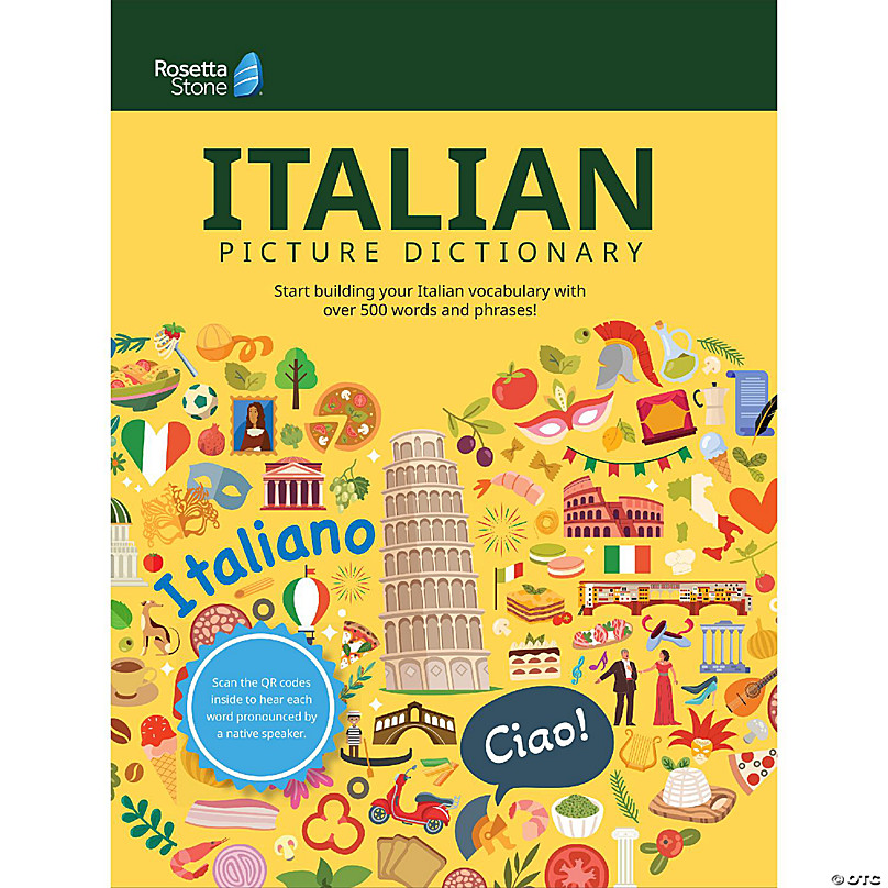 Rosetta Stone Italian Picture Dictionary, Italy Vocabulary