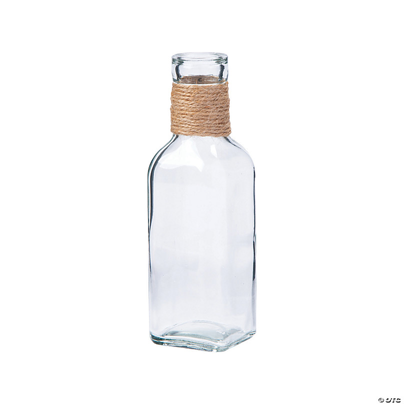 Mini Corked Glass Milk Bottle Favor Containers - 6 Pc. | Oriental Trading