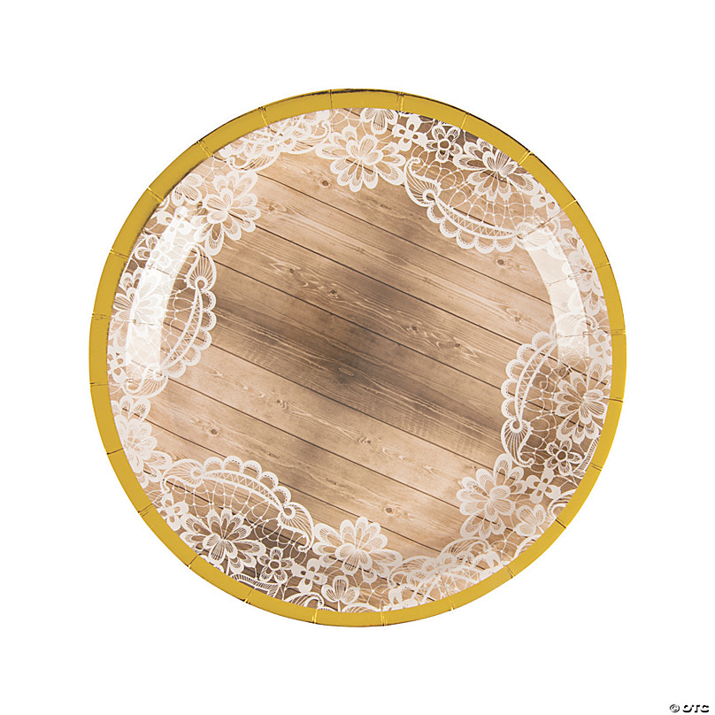 wood paper plates