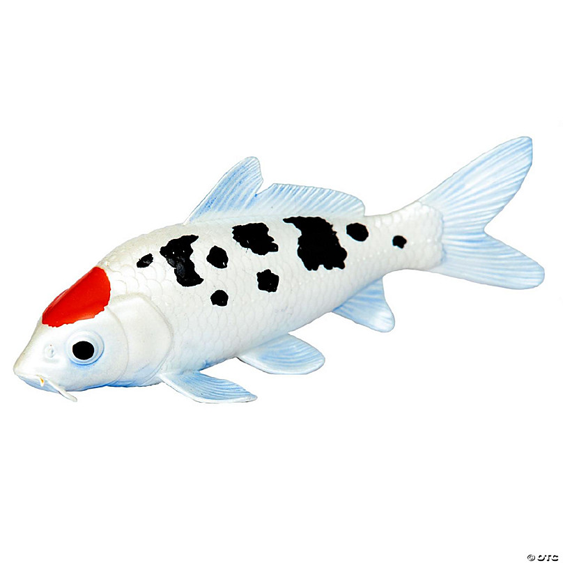 Fish, Koi, Amur Carp, Asian, Japanese Koii, Museum Quality, Hand Painted,  Rubber Fish, Realistic Toy Figure, Model, Replica, Kids, Educational, Gift,  6 CH387 BB144