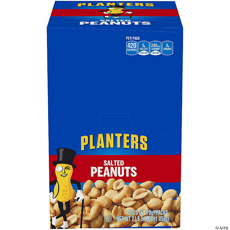 PLANTERS® Salted Mixed Nuts, 15 Oz Can - PLANTERS® Brand