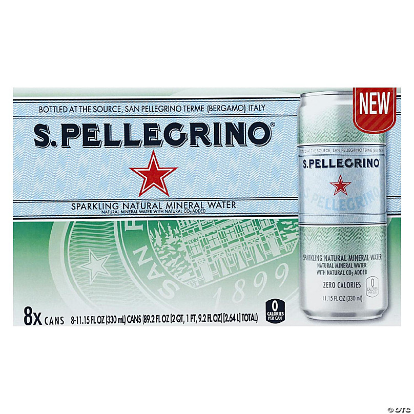 San Pellegrino Sparkling Natural Mineral Water, 25.4 Fl Oz (Pack of 3)