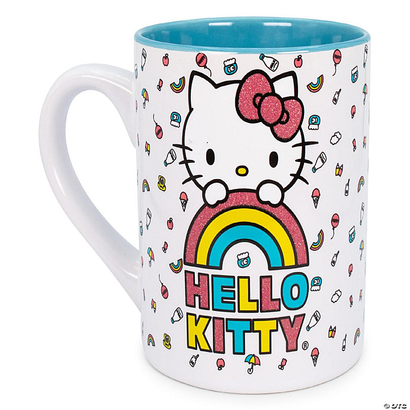 Disney Mickey Mouse Rainbow Ceramic Camper Mug | Holds 20 Ounces