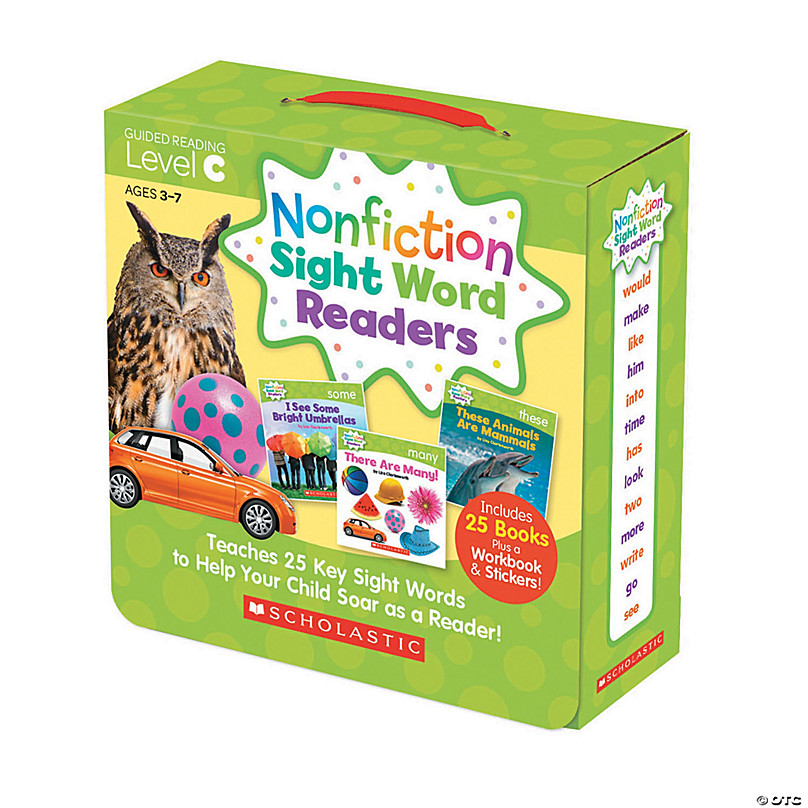 Scholastic Nonfiction Sight Word Readers - Parent Pack: Level C, Qty 25