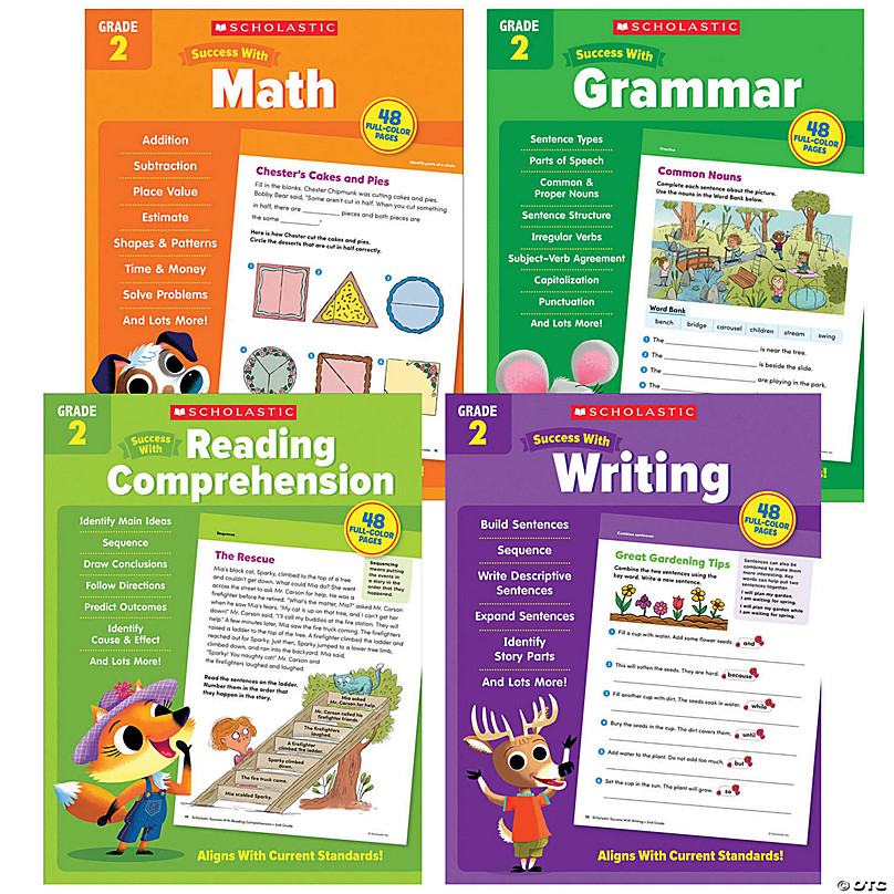 Scholastic Teacher Resources Second Grade Success Workbooks, Book Set  Oriental Trading