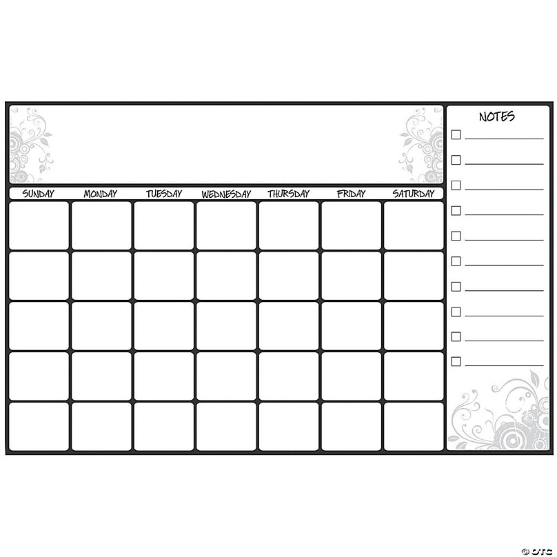 Reusable Dry Erase Sheets Calendar: Stick To Any Smooth - Temu