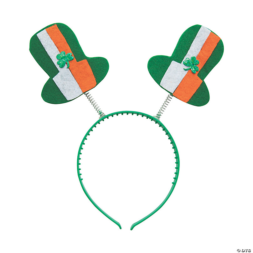 St. Patrick's Day Headband Craft - Shamrock Leprechaun Hat