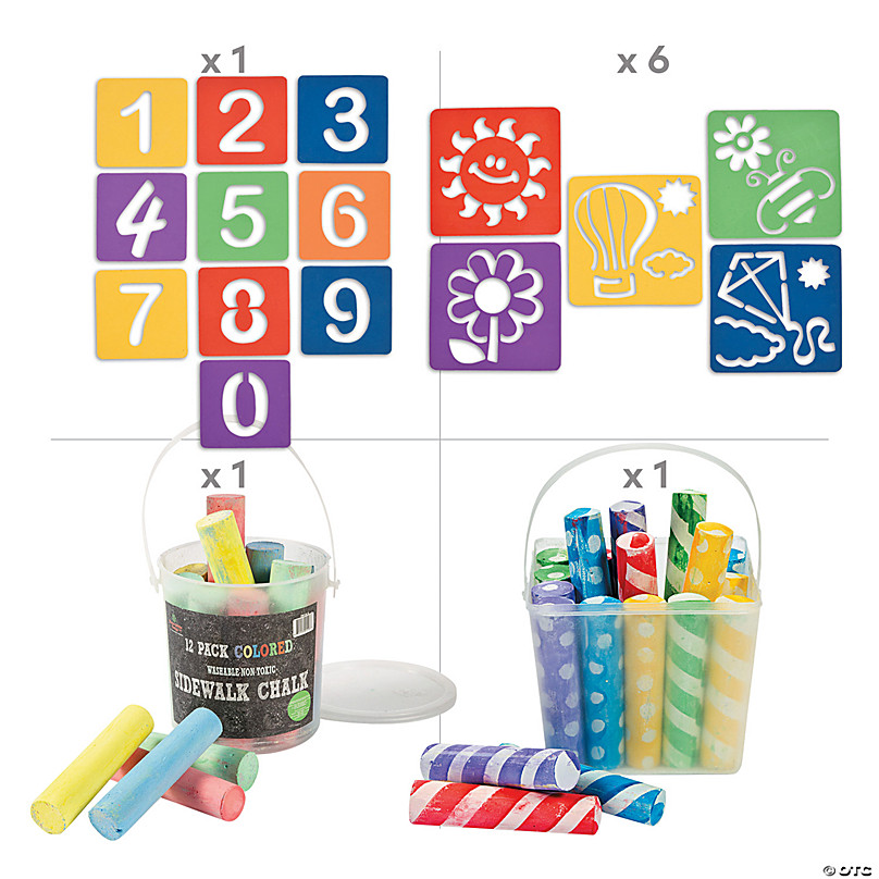 Sidewalk Chalk Set of 48