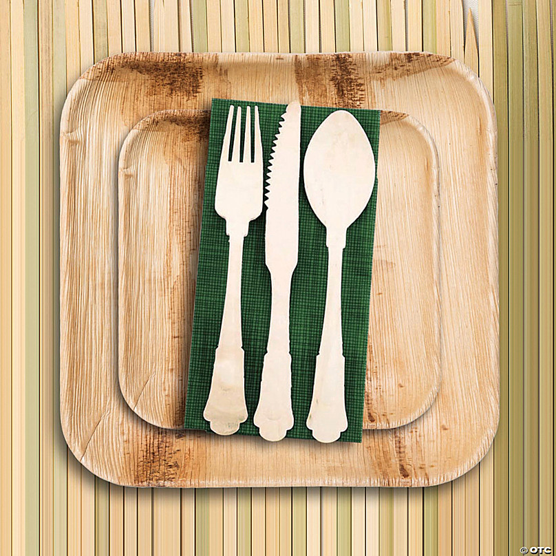 Huji Home Products. HUJI Eco-friendly Disposable Wooden Cutlery Set  Silverware (150 ct., Spoons, Forks & Knives) - HJ139KFS_1PK