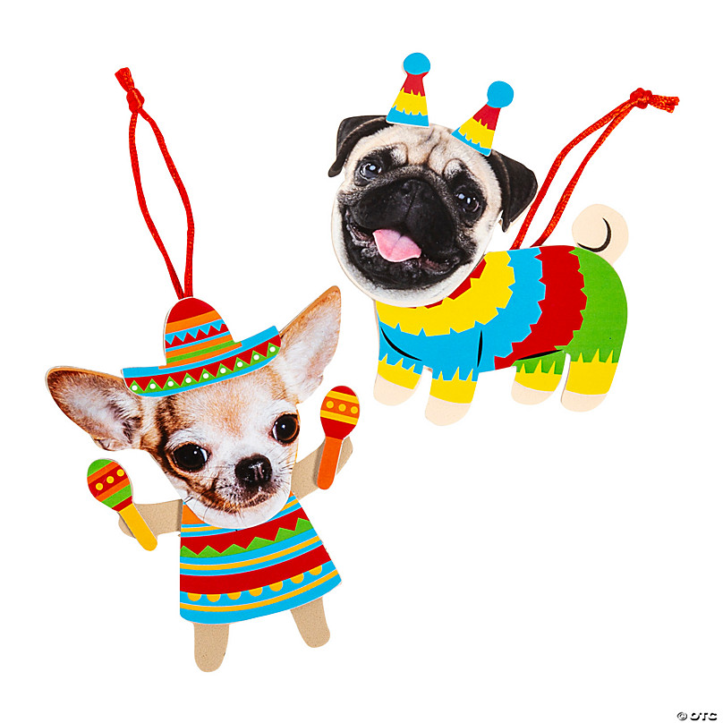 Silly Fiesta Animal Ornament Foam Craft Kit - Makes 12 | Oriental Trading