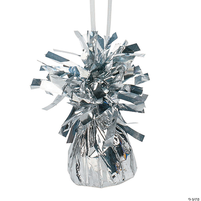 Balloon Weights SILVER party favors 6.2 oz 