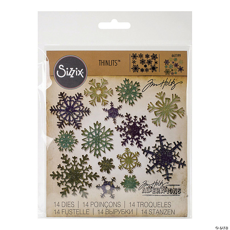 dialog fjende Udled Sizzix Dies Tim Holtz-MiniPaperSnowflake | Oriental Trading