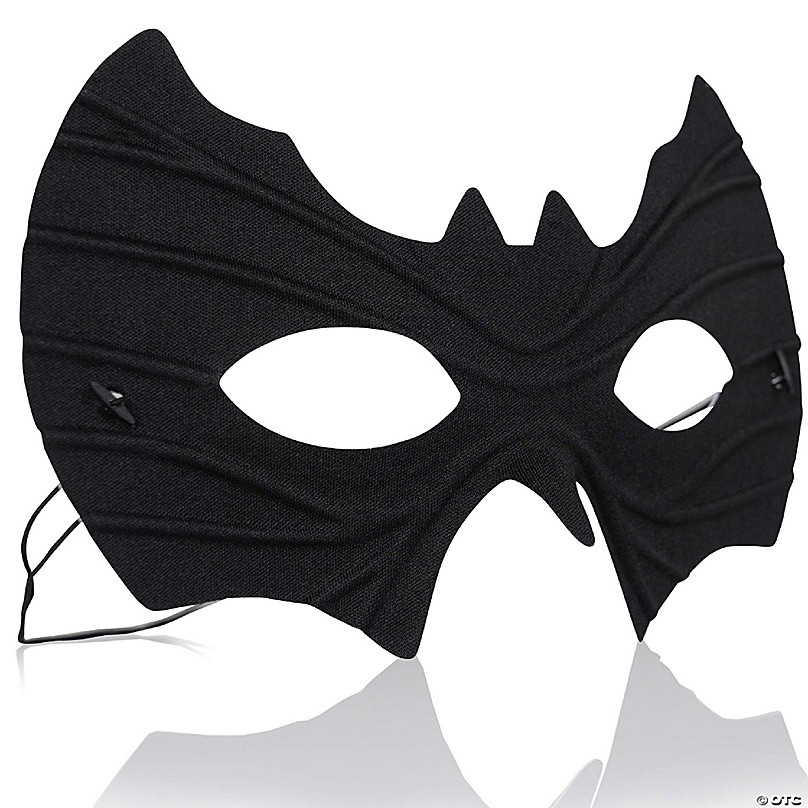 Skeleteen Bat Eye Mask Costume - Superhero Black Bat Face Masks