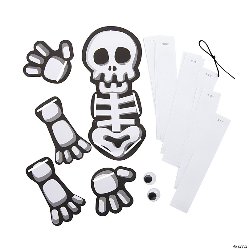 Skeleton Paper Chain Craft Kit - Makes 12 | Oriental Trading