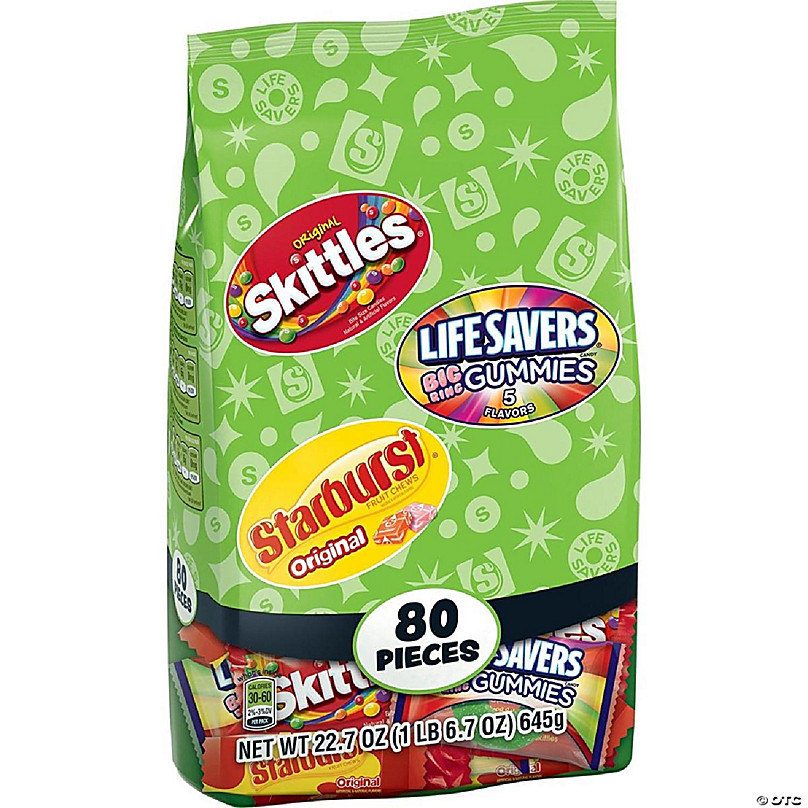 Mars Mixed Skittles, Starburst & Life Savers Chewy Candy Variety