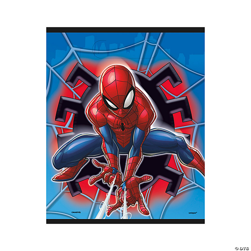 Grand pack de décoration d'anniversaire Spiderman super-hero Marvel