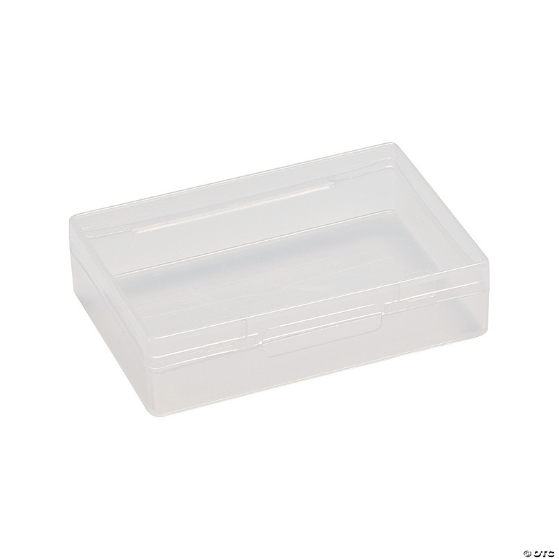Teacher Created Resources® Small Plastic Storage Bin, Clear, Pack of 6 |  Oriental Trading