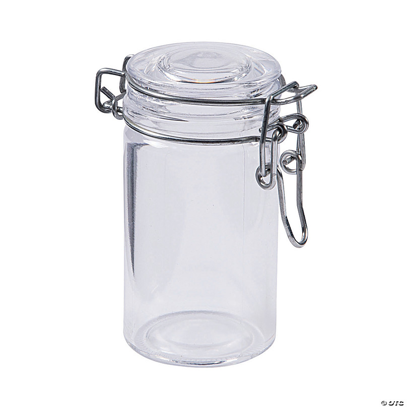 Small Glass Jar With Wire Snap Lid Favor Container (12)