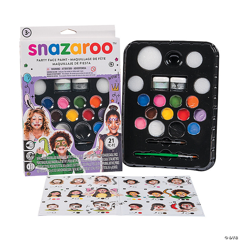 Snazaroo Face Paints - Face Paint Kit, Set of 8