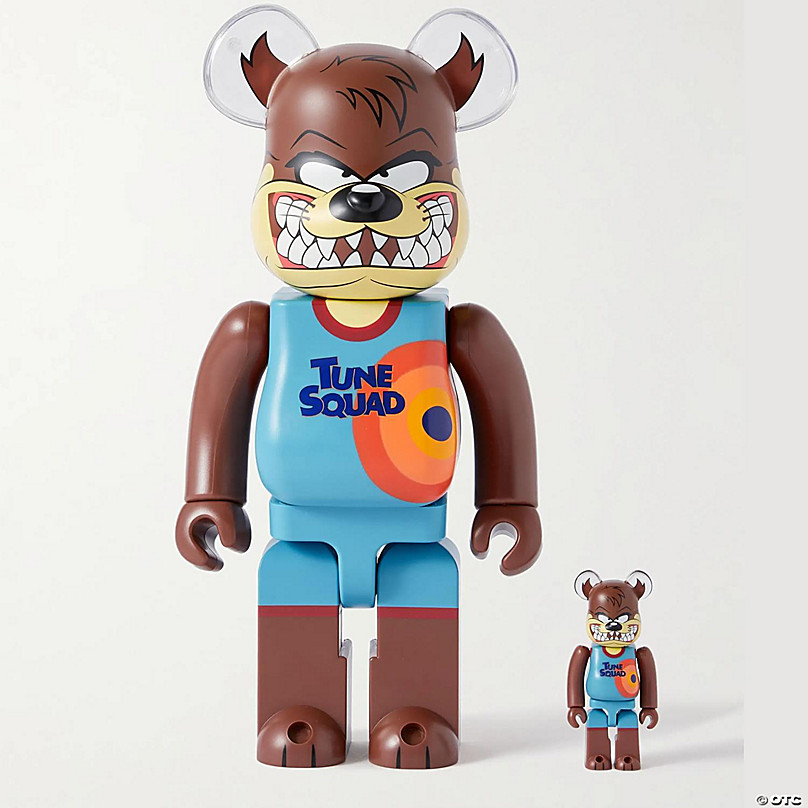 Space Jam Tasmanian Devil 400% 100% Bearbrick Be@rbrick Tune Squad Figure  Set Medicom Toy